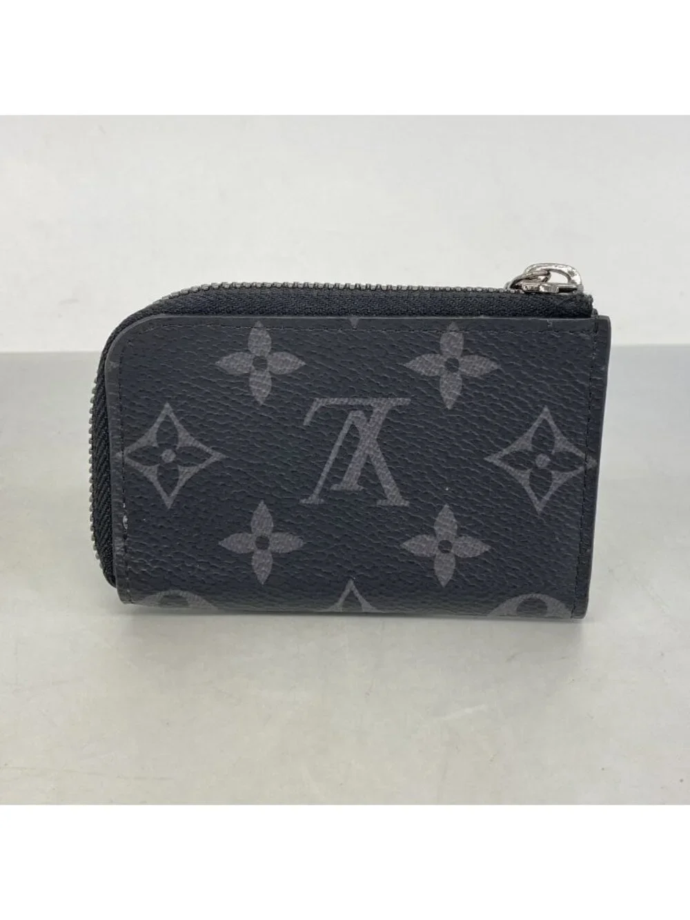 Louis Vuitton Coin Purse Monogram Eclipse Portefeuille Monnaie Jules Black